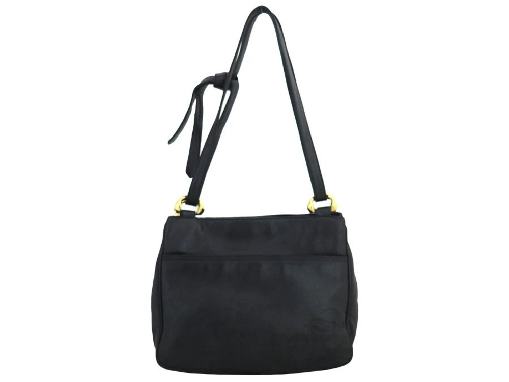 Loewe Anagram Bag Shoulder Black Leather